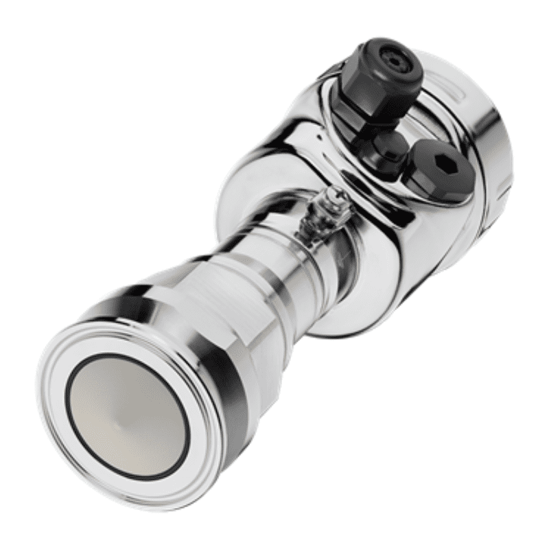 Radar sensor for continuous level measurement of liquids and bulk solids